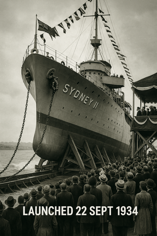 Launching of HMAS Sydney*