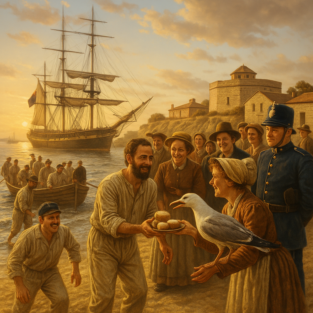 Arrival of the Last Convict Ship from Ireland to Freo *