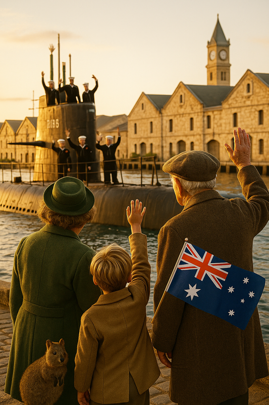 Last US Submarine Leaves Freo *
